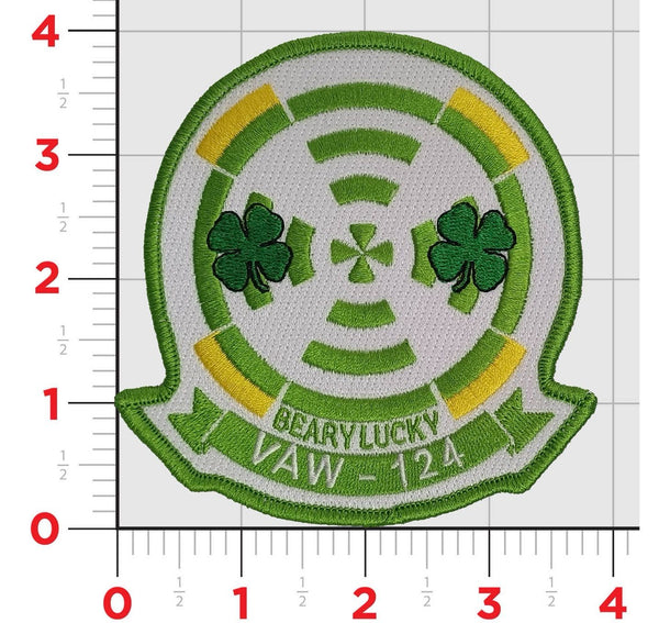 Official VAW-124 Bear Aces St. Patricks Day Patches