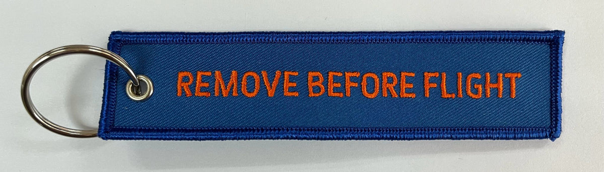 Official VT-27 Boomers REMOVE BEFORE FLIGHT Key Ring