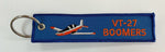 Official VT-27 Boomers REMOVE BEFORE FLIGHT Key Ring