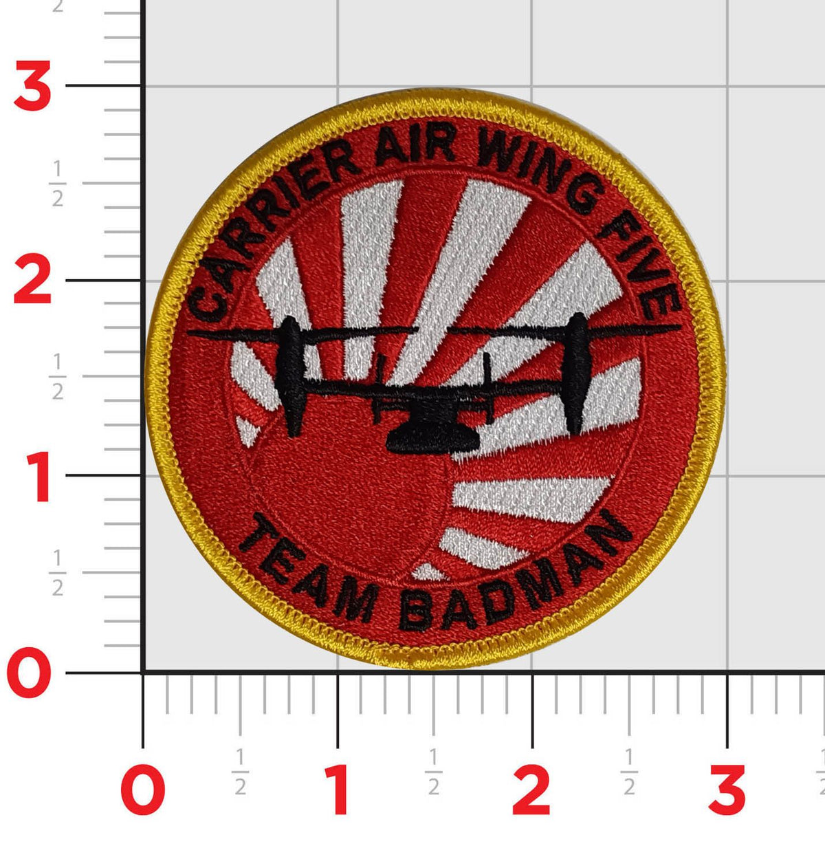 Carrier Air Wing Five Team BadMan Shoulder Patches