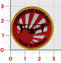 Carrier Air Wing Five Team BadMan Shoulder Patches