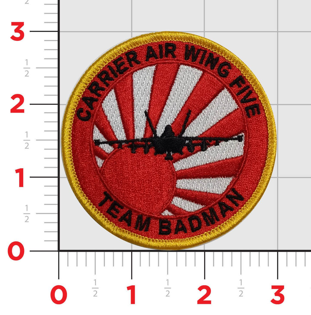Carrier Air Wing Five Team BadMan Shoulder Patches
