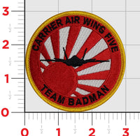 Carrier Air Wing Five Team BadMan Shoulder Patches
