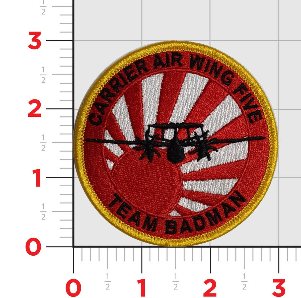 Carrier Air Wing Five Team BadMan Shoulder Patches
