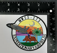 Official MWSS-273 Sweathogs Expeditionary Airfields PVC Patch