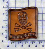 Officially Licensed US Navy VFA-103 Jolly Rogers Leather Patch