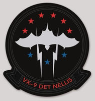 Officially Licensed US Navy  VX-9 Vampires Det Nellis Sticker