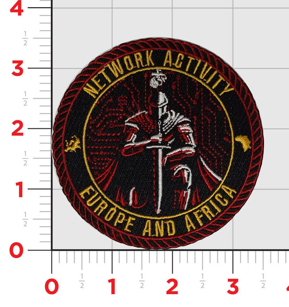 Officially Licensed USMC Europe And Africa Network Activity Patch