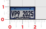 Official VP-9 License Plate Tab Patch