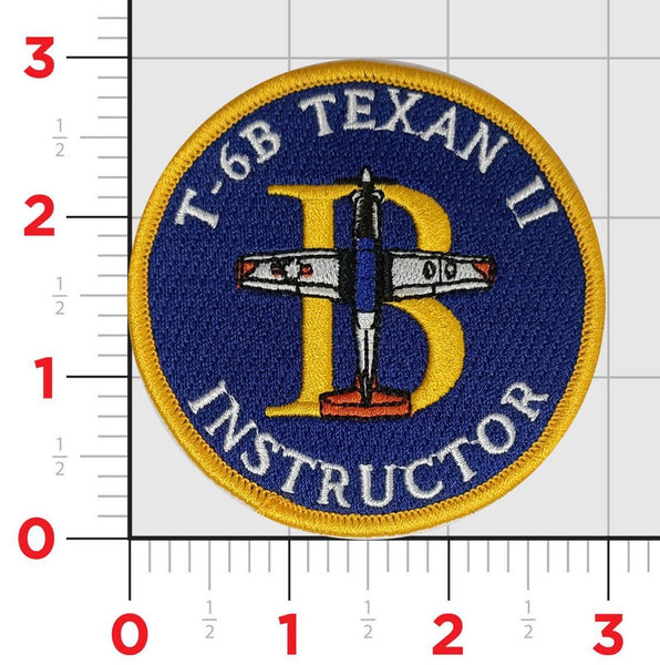Official T-6B Texan II Instructor Pilot Patches