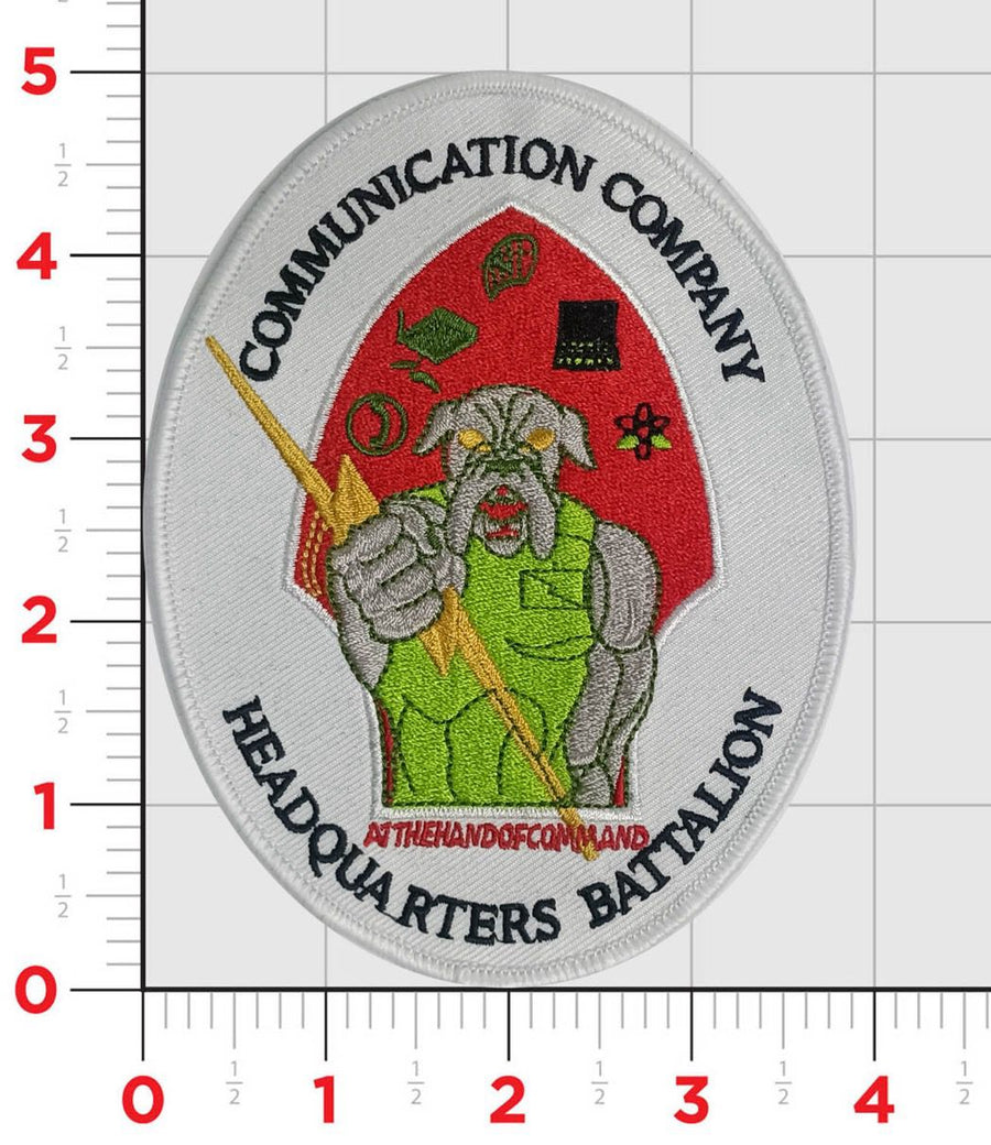 Official 2nd MARDIV HQ Battalion Communication Company Patch