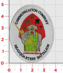 Official 2nd MARDIV HQ Battalion Communication Company Patch