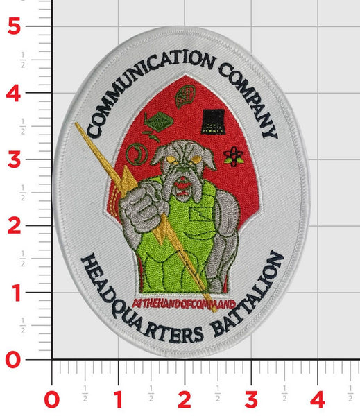 Official 2nd MARDIV HQ Battalion Communication Company Patch