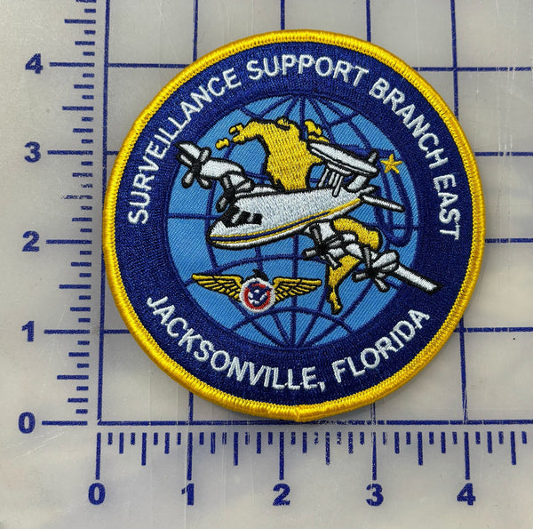 Official US Customs SSB East Jacksonville P-3 Branch Patch