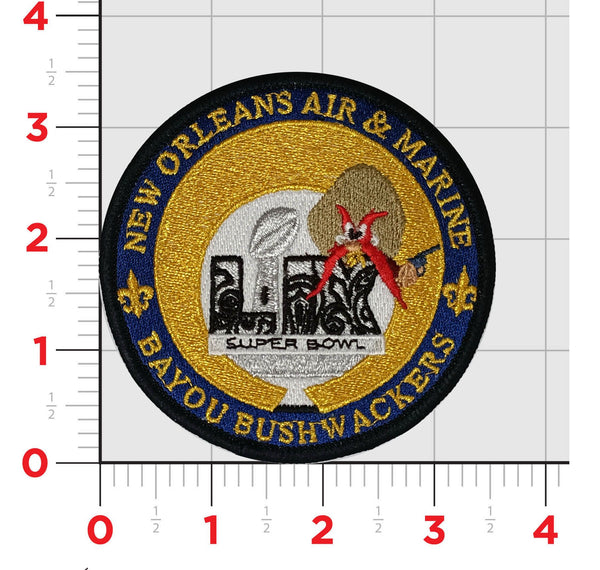 Official CBP New Orleans Air & Marine 2025 Super Bowl Patch