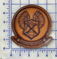 Officially Licensed USMC H&HS New River Leather Patch (New River)