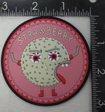 Uncrustables Strawberry and Grape PVC Shoulder Patch