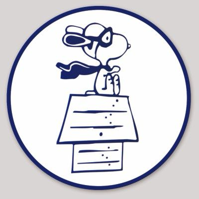 Joe Cool Snoop Pilot Sticker
