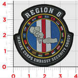 Officially Licensed USMC Embassy Security Region 8 Patch