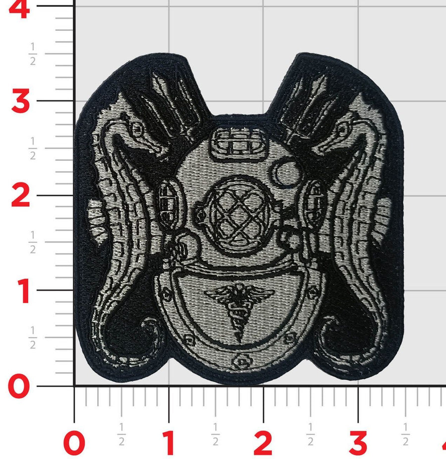 Official US Navy Medical Tech Dive Pin Patch