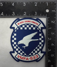 Officially Licensed USMC VMFA-533 Hawks PVC Patch