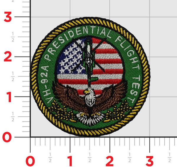 Official VH-92 Presidential Flight Test Patch