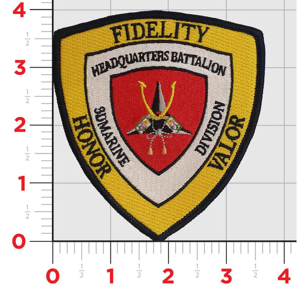 Officially Licensed 3rd MARDIV HQ Battalion Japan Patch