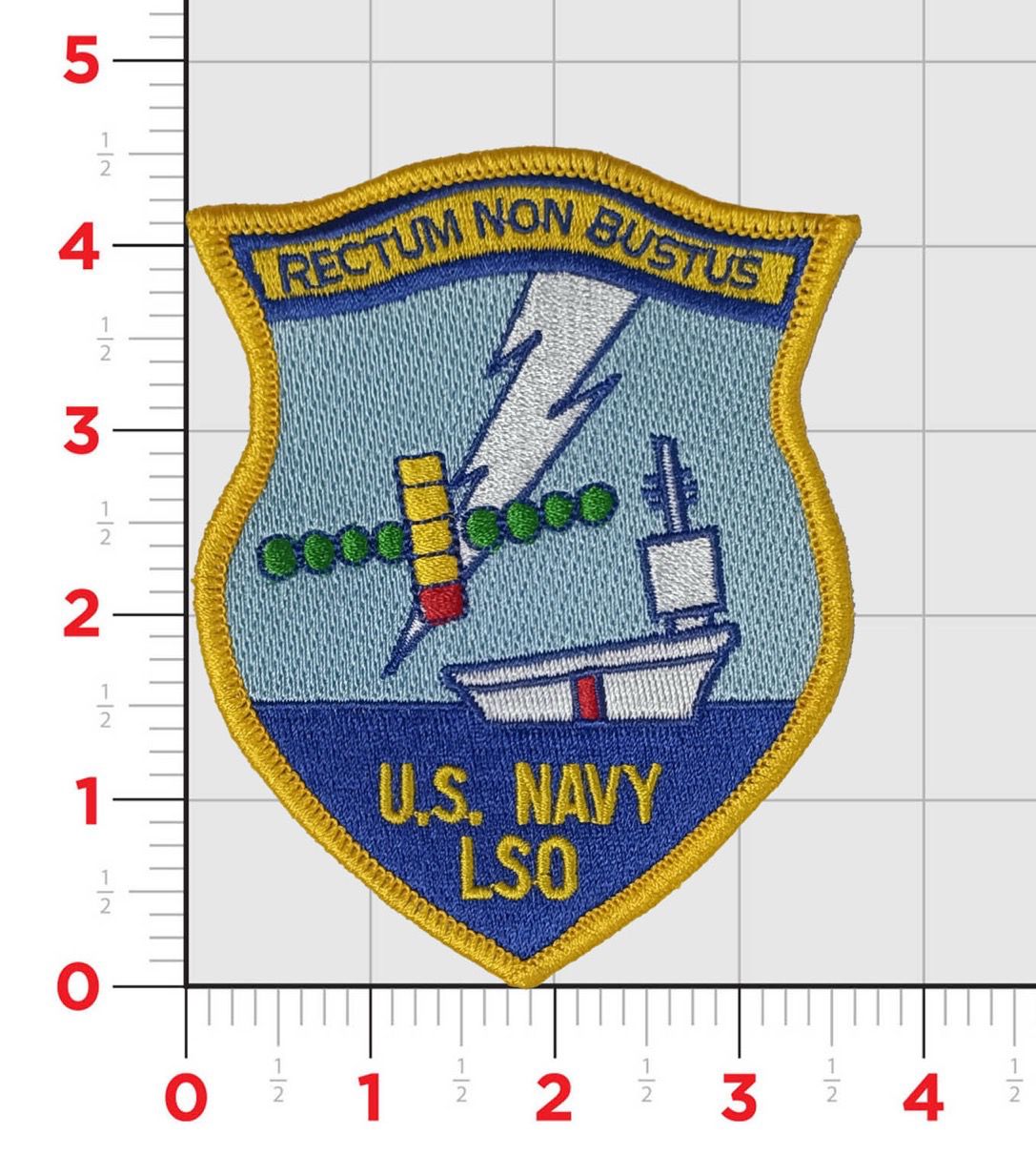 Official US Navy LSO Landing Safety Officer School Patch