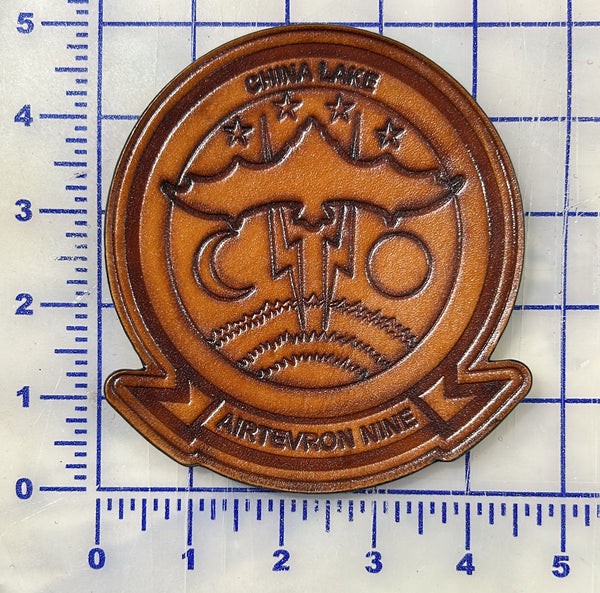 Officially Licensed US Navy VX-9 The Vampires China Lake Leather Squadron Patch