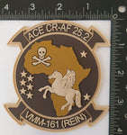 Official VMM-161 REIN Greyhawks ACE CR-AF 25.2 Africa Det PVC Patch