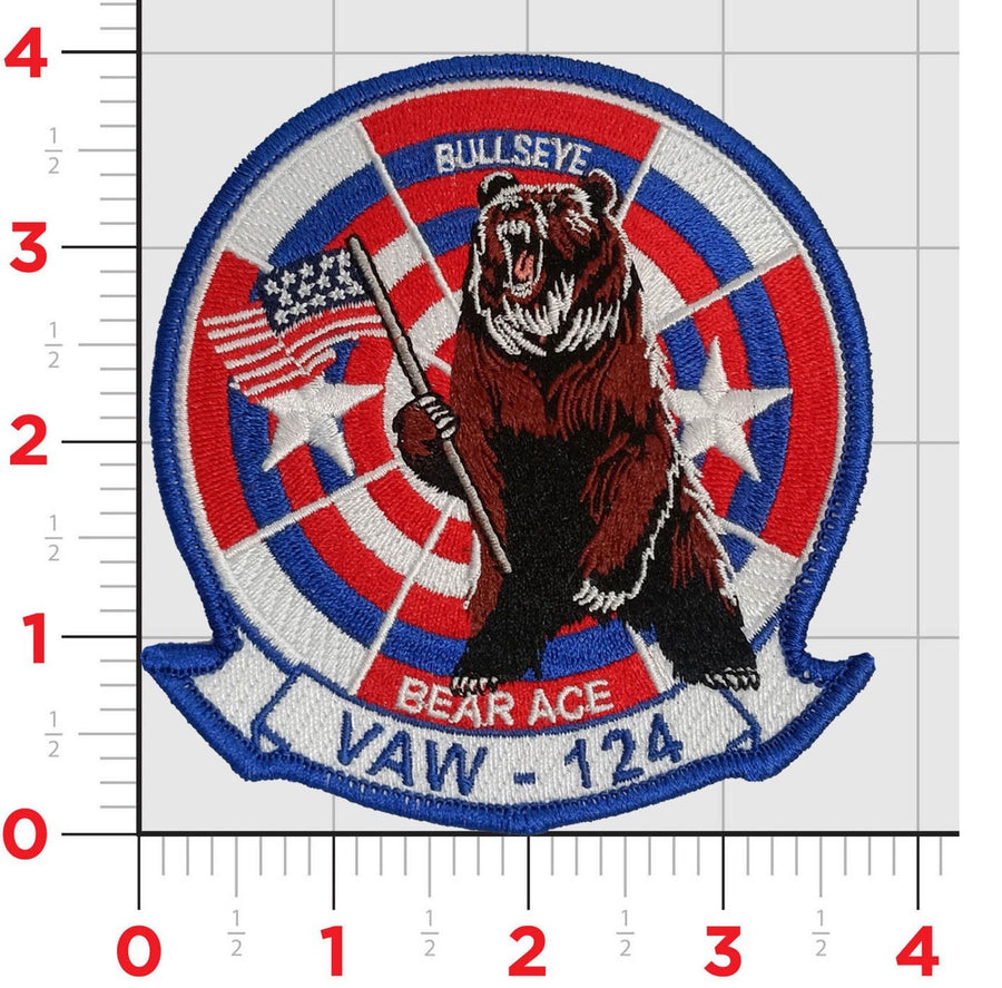 Official VAW-124 Bear Aces 4th of July Patches