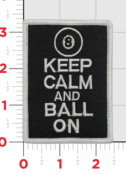 Official HT-8 Keep Calm and Ball on Shoulder Patch