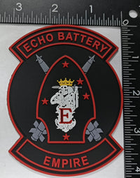 Official Echo Battery Empire Company 2nd Battalion 10th Marine Regiment PVC Patch