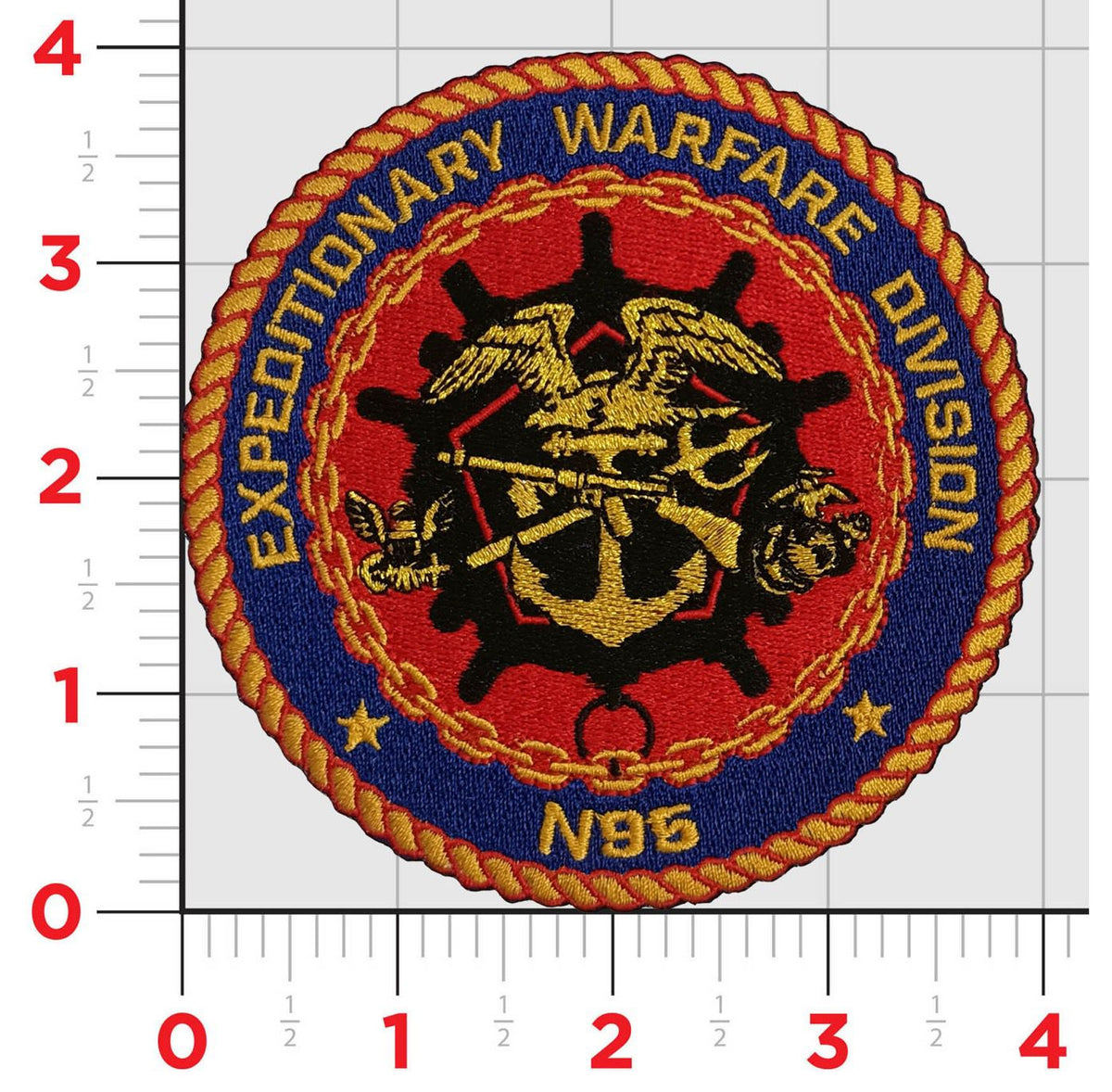 Officially Licensed US Navy Expeditionary Warfare Division N95 Patch