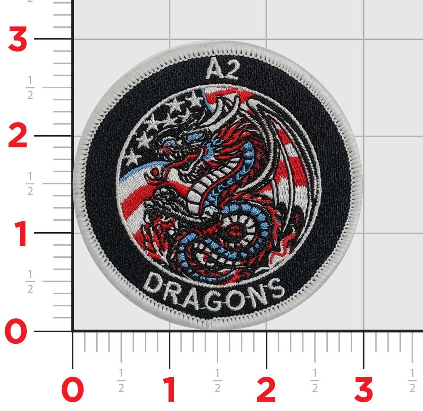 Official VMU-3 Dragons A2 Shoulder Patch Patch | | MP – MarinePatches ...
