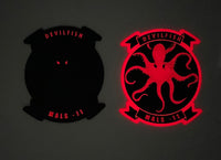 Officially Licensed USMC MALS-11 Devilfish PVC Glow Patch