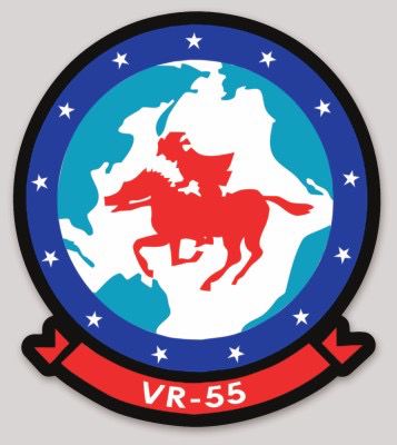 Officially Licensed US Navy VR-55 Minutemen Sticker 2025