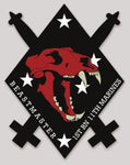 Officially Licensed USMC 1st Battalion 11th Marines Beastmaster Sticker