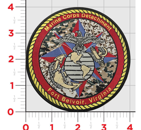 Officially Licensed USMC Ft Belvoir VA Det Patch