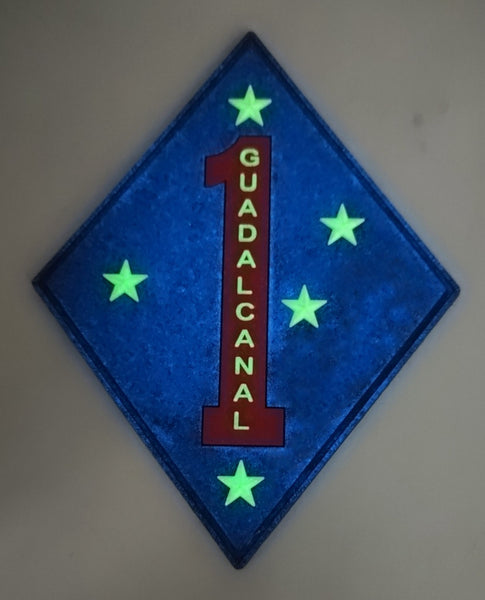 Officially Licensed USMC 1st MARDIV PVC Patch