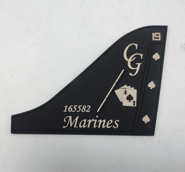 Official VMA-231 AV-8 Harrier Tail Flash PVC Patch