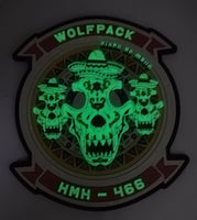 Official HMH-466 Wolfpack Cinco De Mayo PVC Glow Patch