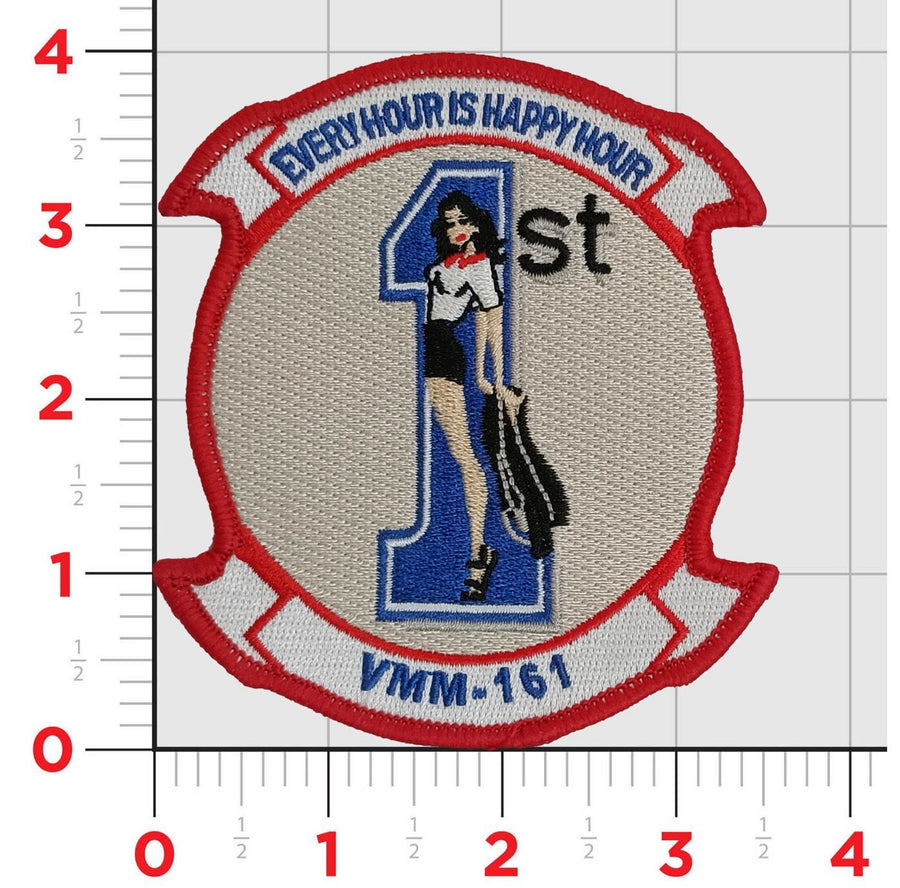 Official VMM-161 Greyhawks Friday Every Hour is Happy Hour Patch