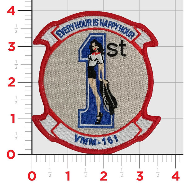 Official VMM-161 Greyhawks Friday Every Hour is Happy Hour Patch