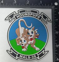 Official MALS-39 Hellhounds Hound Pup PVC Patch