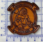 Officially Licensed USMC VMM-263 Thunder Chicken Friday Leather Patch