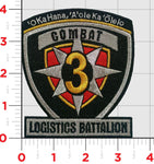 Officially Licensed USMC 3rd Combat Logistics Battalion Patch
