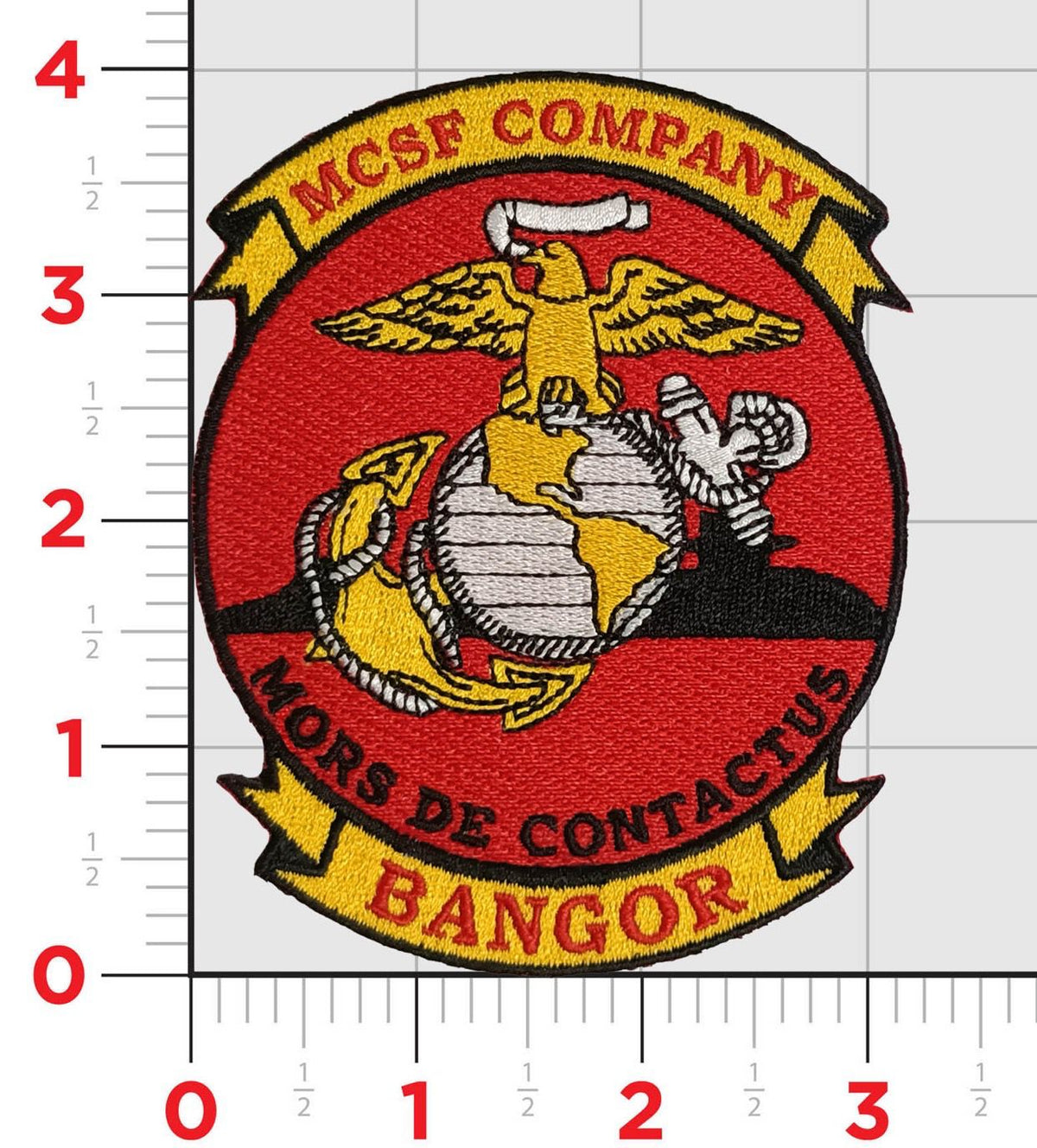 Officially Licensed USMC Marine Corps Security Forces Bangor Patch