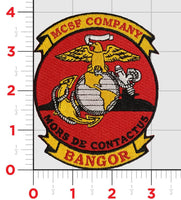 Officially Licensed USMC Marine Corps Security Forces Bangor Patch