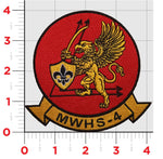 Officially Licensed USMC MWHS-4 Patch